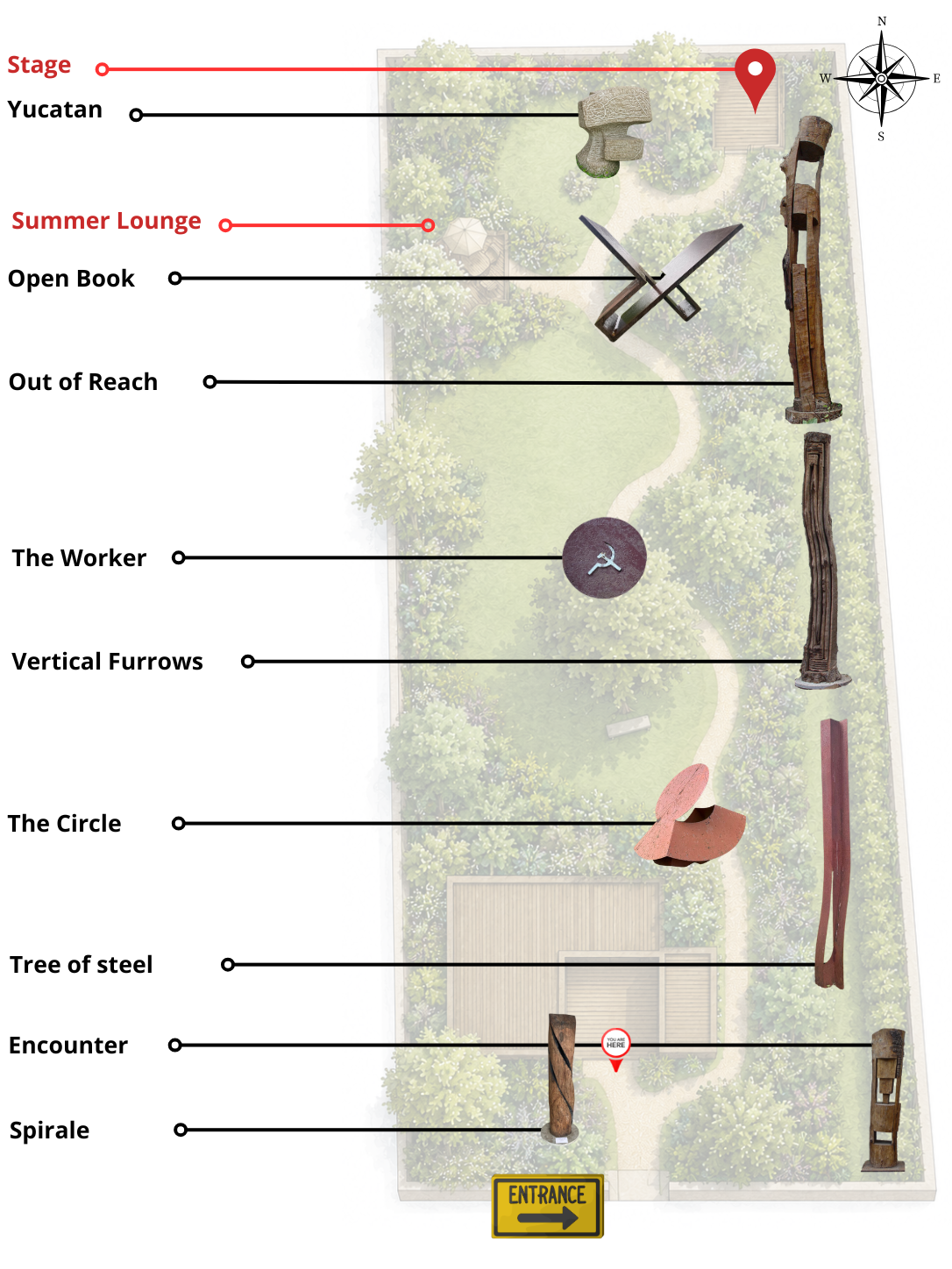 Plan du jardin MAMMA